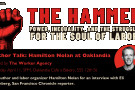 The Hammer Book launch Oakland 4/11 at 5pm at Oaklandia CAfe