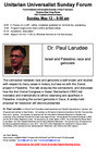 Paul Larudee Israel/Palestine, race and genocide fler