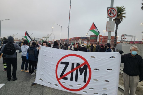 ILWU 10 Refused To Move Israel's ZIM Ships