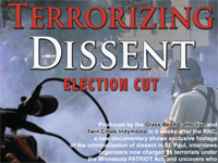 Santa Cruz screening of "Terrorizing Dissent" on November 8