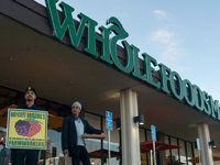 Boycott Driscoll's Action at Whole Foods Market in Santa Cruz
