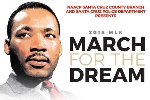 Santa Cruz NAACP and SCPD to Cosponsor MLK March